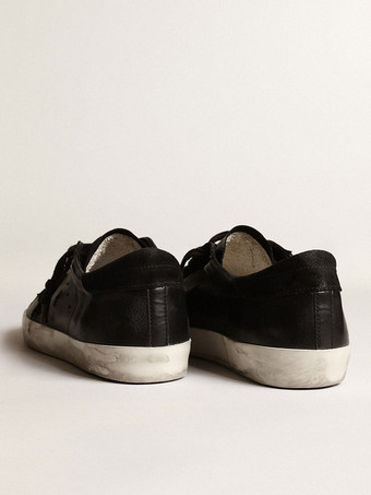   Zapatillas skate negras Zapatillas bajas con cordones y estampado de estrellas para hombre