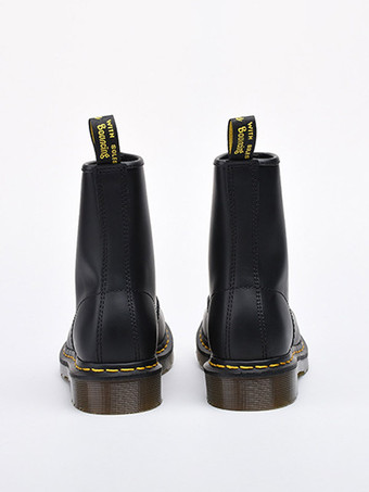 ブラック マーティン レースアップ アンクル ブーツ