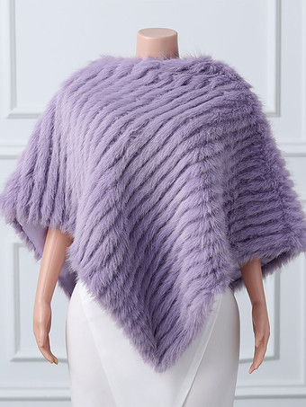 バイオレットウェディングラップ ホワイト ハイカラー トップス フェイクファー ブライダル カバーアップ