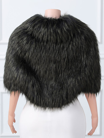 ウェディングラップ エクリュ ホワイト ハーフスリーブ ターンダウンカラー トップス フェイクファー ブライダル カバーアップ