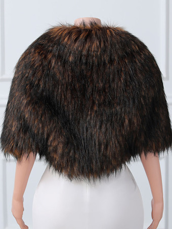 ウェディングラップ エクリュ ホワイト ハーフスリーブ ターンダウンカラー トップス フェイクファー ブライダル カバーアップ