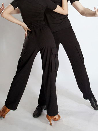 ラテンダンス社交衣装黒の女性のポリエステルパンツセクシーなラテンダンサーダンス衣装