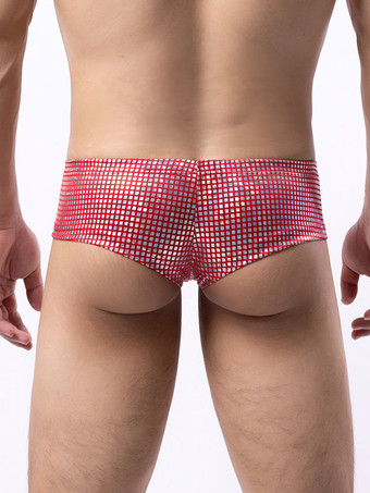 セクシーなパンティー男性用黒ポリエステルブリーフ服メンズランジェリー