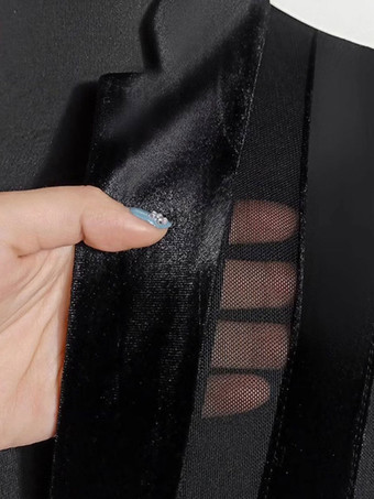 ラテンダンス社交ドレスブラックメンズセクシートップスダンスウェア