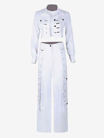 ジャズダンス衣装女性用ポリエステルトップパンツダンスウェア