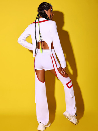 ジャズダンス衣装女性用ポリエステルパンツトップダンスウェア