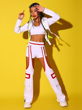 ジャズダンス衣装女性用ポリエステルパンツトップダンスウェア