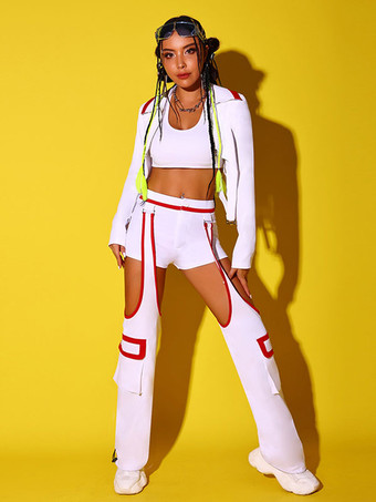 ジャズダンス衣装女性用ポリエステルパンツトップダンスウェア