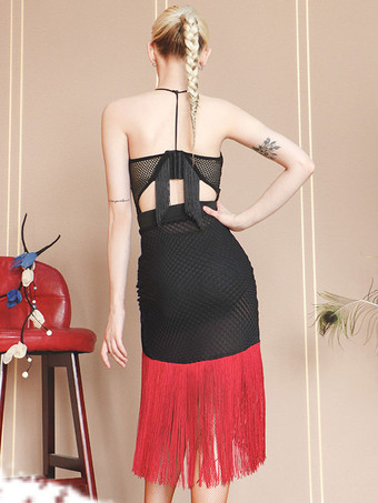 ラテンダンス衣装シルバー女性のスカートセクシーなポリエステルスカートダンスウェア