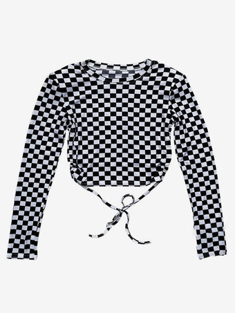 ホワイト＋ブラックジャズダンス衣装女性用ポリエステルトップパンツダンスウェア