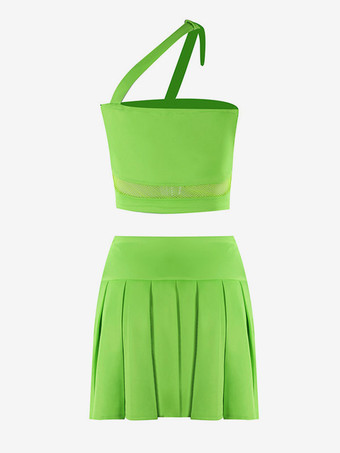 ジャズダンス衣装女性用ポリエステルトップパンツダンスウェア