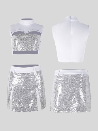 ジャズダンス衣装女性用ポリエステルパンツトップダンスウェア