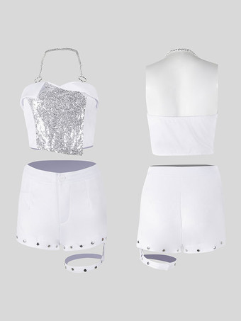 ジャズダンス衣装女性用ポリエステルパンツトップダンスウェア