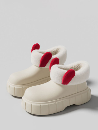 Panna Sandali scorrevoli rossi in plastica con punta tonda da donna