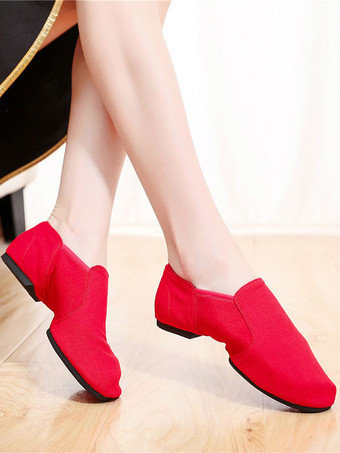 ジャズダンスシューズ キャメル クローズドトゥ ダンスシューズ