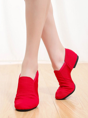 ジャズダンスシューズ キャメル クローズドトゥ ダンスシューズ