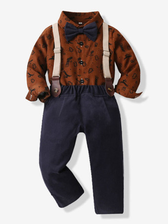 ブラウン キッドクリスマスコスプレ服フルセットパック