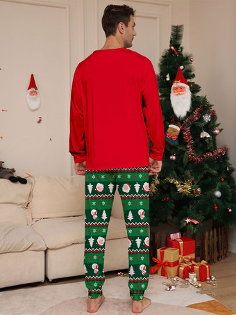 ファミリークリスマスパジャマ 長袖 大人用 子供用 コットンパジャマ