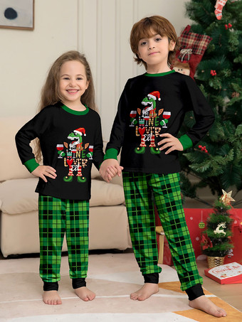 クリスマス マッチング ファミリー パジャマ 大人用 子供用 コットン ホームウェア