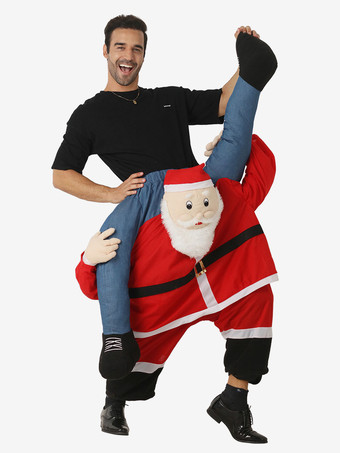 レッド サンタクロース バックパンツ パーティー 面白いコスチューム