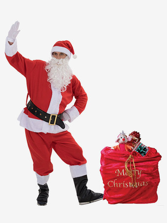 レッドクリスマスギフトバッグコスプレアクセサリークリスマスギフトパッケージ