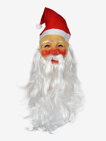 レッド サンタクロース面白いクリスマスコスプレマスク