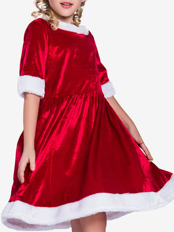 キッドクリスマスガールコスプレリトルレッドドレス