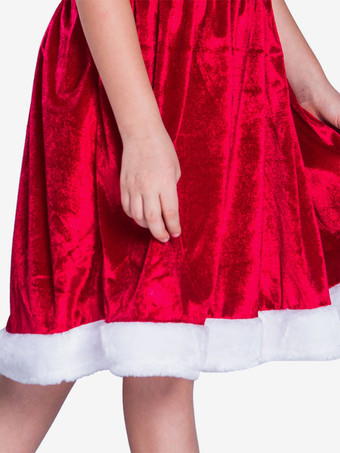 キッドクリスマスガールコスプレリトルレッドドレス