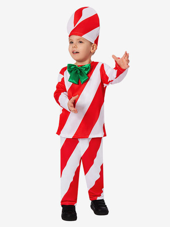 キッドクリスマスコスプレクリスマスキャンディーコスチューム