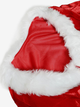 女性のクリスマスレッドドレスクリスマスホリデーコスチューム