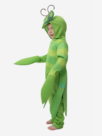 キッズハロウィンコスチューム グリーンマントデア 動物コスチューム