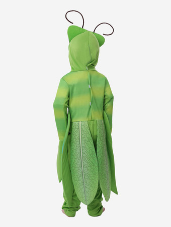 キッズハロウィンコスチューム グリーンマントデア 動物コスチューム