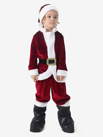 Kid Christmas Cosplay Santa Claus Cosplay Costumes