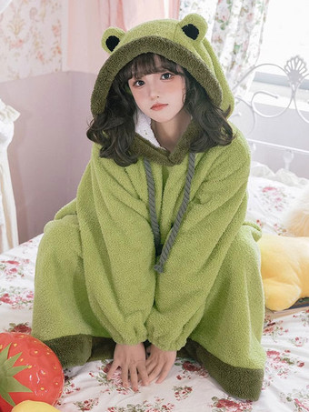 クラシックロリータ衣装グリーン長袖アクセサリードレス