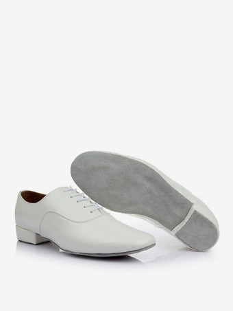 社交ダンスシューズ メンズ チャンキーヒール