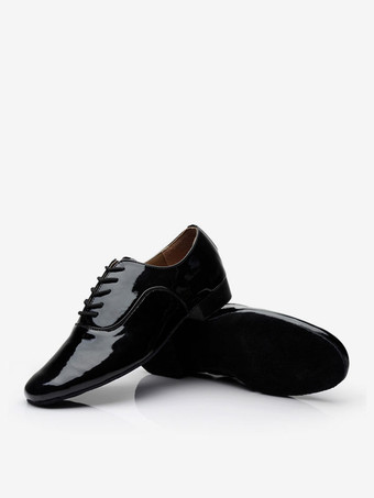 社交ダンスシューズ メンズ チャンキーヒール