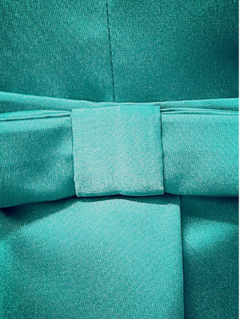 イブニングドレス Aライン Vネック 七分袖 ジッパー プリーツ サテン生地 社交ページェントドレス