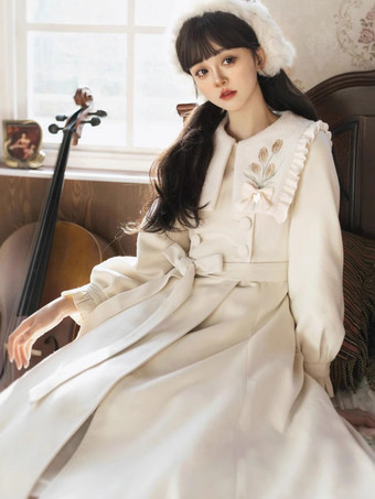 スイートロリータドレス ポリエステル長袖スイートロリータドレス