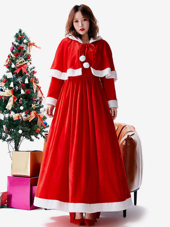 ボディコン クリスマス レッド ドレス ポリエステル ツートンカラー クリスマス ホリデー コスチューム