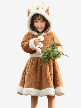 ボディコン クリスマス カーキ ドレス ポリエステル ツートンカラー クリスマス ホリデー コスチューム