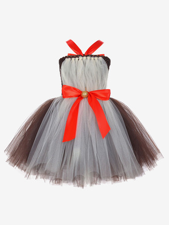 セット クリスマス コーヒー ブラウン帽子ドレス ポリエステル ツートンカラー クリスマス ホリデー コスチューム