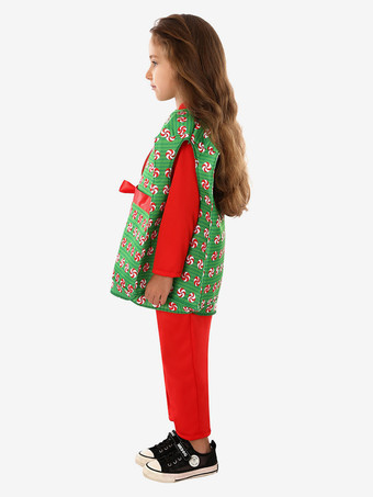 クリスマス レッド オーバーコート ジャンプスーツ ポリエステル塗装クリスマス ホリデー コスチュームを設定します。