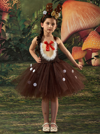 セット クリスマス コーヒー ブラウン帽子手袋ドレス ポリエステル ツートンカラー クリスマス ホリデー コスチューム