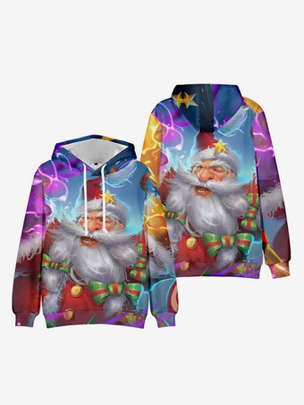 グラデーションカラートップ クリスマス黒服ポリエステル クリスマス ホリデー コスチューム