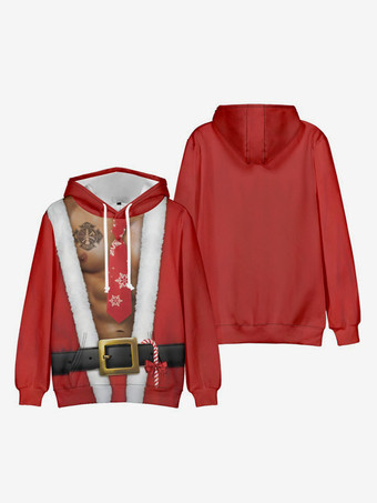 レッド トップ クリスマス黒服ポリエステル クリスマス ホリデー コスチューム