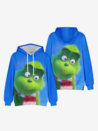 ブルー トップ クリスマス黒服ポリエステル クリスマス ホリデー コスチューム