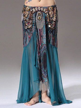 Haut de danse du ventre noir ensemble de noël Sexy pour adultes vêtements de danse du ventre en Polyester pour femmes