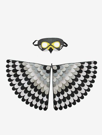 Weiß + SchwarzHalloween-Kostüme für Kinder blau Weihnachten Polyesterfaser Polyester Zubehör für Kinder Flügel