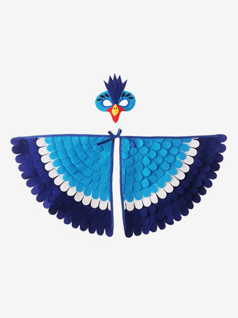 Blau Halloween-Kostüme für Kinder blau Weihnachten Polyesterfaser Polyester Zubehör für Kinder Flügel