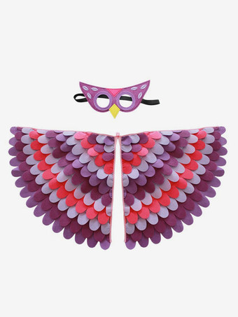 LilaHalloween-Kostüme für Kinder blau Weihnachten Polyesterfaser Polyester Zubehör für Kinder Flügel